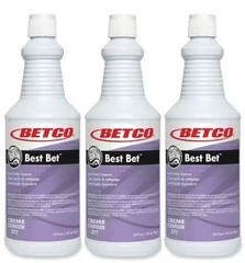 3 – Betco Best Bet Creme Cleanser 077 Jewelers Grade Mint Scent 32 fl oz 946 mL