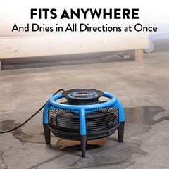 Dri-Eaz Dri-Pod Pro Omnidirectional 8.9 x 15.2 x inches, Blue/Black