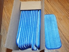 GOLDEN STAR AMM11HDBW 11″ Blue Microfiber Mop Head Heavy Duty Wet 12 pcs KL420