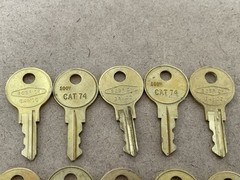 Lot Of 10 Bobrick CAT-74 Key for Paper Towel And Toilet Tissue Dispensers
