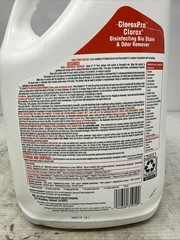 Clorox 31910EA Disinfecting Bio Stain and Odor Remover, Fragranced, 128 oz. Refi