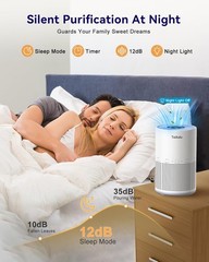 Air Purifiers for Bedroom Home Pets 1200 Ft², Tailulu H13 True HEPA Air Fil