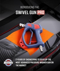 Swivel Gun Pro – Swivel High Pressure Water Handle with 3/8″ Male Plug and 1/4”