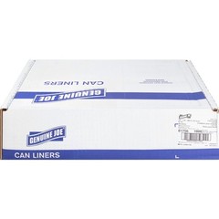 Genuine Joe GJO01756 Can Liner 16 Gal 33″x24″ Clear 0.31 Mil