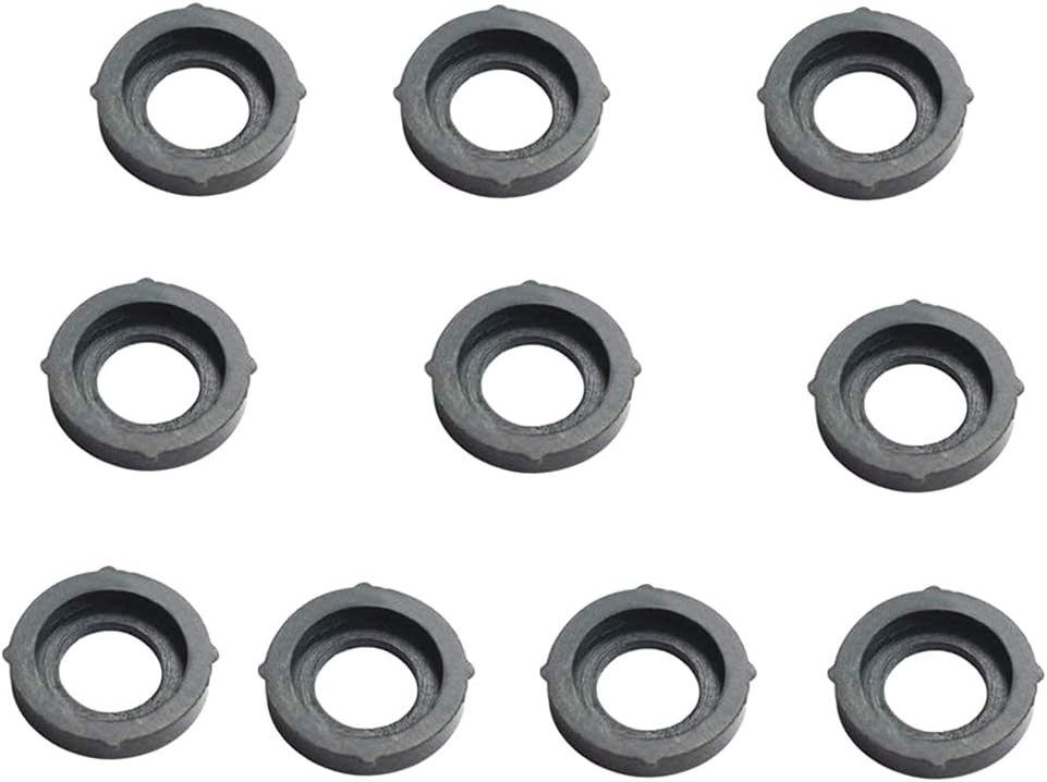 10Pcs Garden Hose Washer for 3/4″ Quick Connect 10-Pack, Black-10PCS