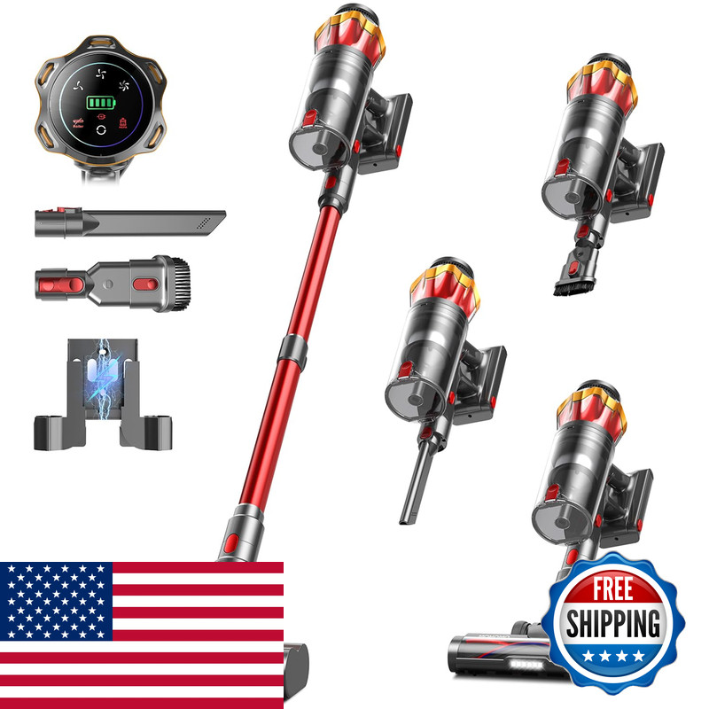 Mohomo Cordless Vacuum Cleaner 650W/55Kpa 70Mins Vacuum Cleaners For Home