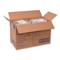 Tork? Advanced ShopMax Wiper 450, Centerfeed Refill, 9.9×13.1, Blue, 200/Roll, 2