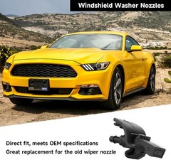 Front Windshield Washer Nozzles Wiper Spray Nozzle – Compatible for Ford Mustang
