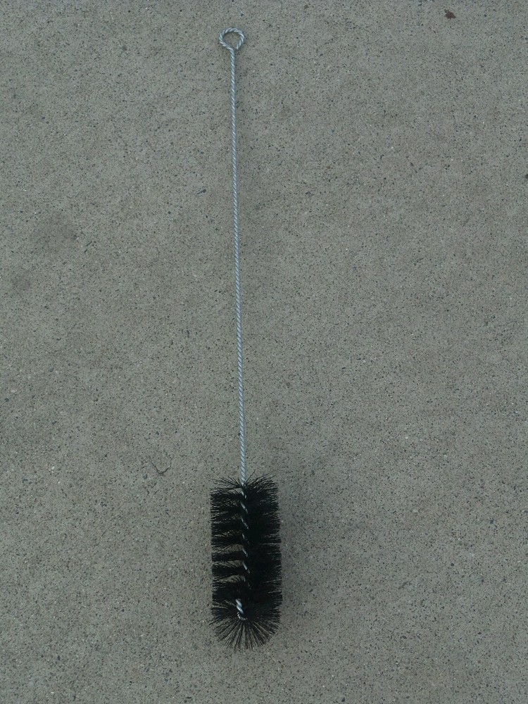 Nylon Pipe Tube Brush 3.5″ 1.5″ Diameter = 18″ In. Overall Length W/ Handle Loop