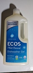 ECOS Free and Clear Automatic Dishwasher Gel, 40 fl oz 3pack