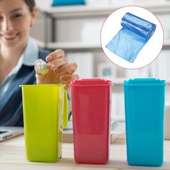 8 Rolls / 240 Counts Small Trash Bags 0.5 Gallon Garbage Bags Blue