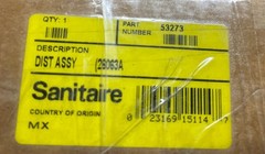 SANITAIRE #53273 (OLD # 26063A) 16 INCH VIBRAGROOMER BRUSH ROLL ASSEMBLY WITH RU