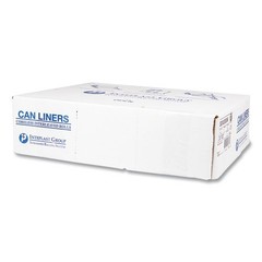 Inteplast Group Can Liners, 16 gal, 8 mic, 24×33″, Black, 50/Roll, 20 Rolls/CT