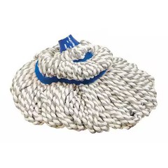 Quickie 720362M4 Universal String Wet Mop, 12.8 Oz Dry Wt, Quick Change