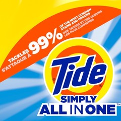 Tide Simply All-In-One Liquid Laundry Detergent, 168 Fl Oz (Pack of 1)
