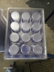 Clear Circle Plastic parts trays – 38 trays for parts / jewelry or legos