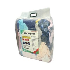 Recycled Color Terry Towel for Cleaning – 50 lbs. Case 2 x 25 lbs. Comp Bags