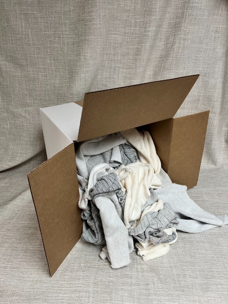 Cottonall French Terry Blend Wiping Cloths 5lb Box Rags