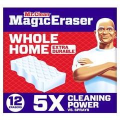 Mr. Clean Magic Eraser Sponge, All Purpose 12 Count (Pack of 1), White