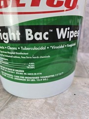 Betco Big Bucket GE Fight Bac Wipes 1500pc Fresh Scent 7″ x 11″ Towelettes