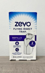 Zevo Indoor Home Flying Insect Trap With 2 Refill Cartridges Fruit Flies Control