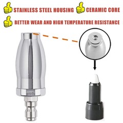 3600 PSI Turbo Nozzle for Pressure Washer Rotating Nozzle 1/4 Inch Quick Connect