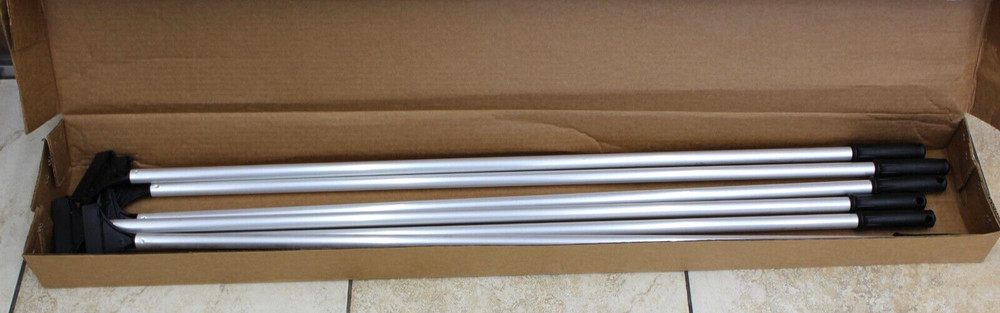Scraper With Long Handled. 48 in, 4″ Width Black/Silver 6 Pack. NEW