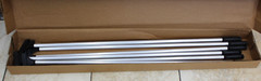 Scraper With Long Handled. 48 in, 4″ Width Black/Silver 6 Pack. NEW