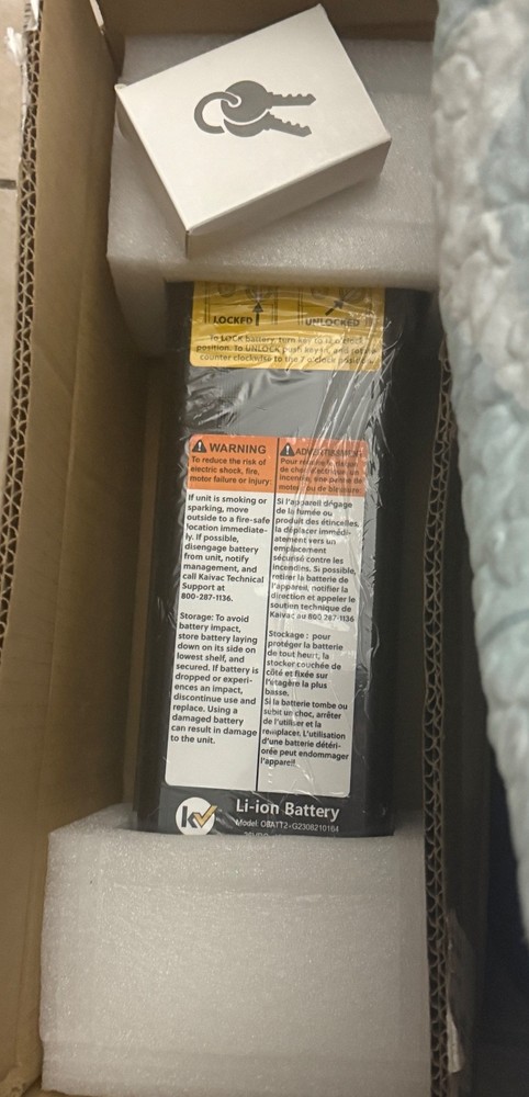Kaivac Quick Change Power Pack OBATT2 – Brand New