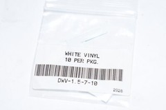 Lot of 10 NEW DWV-1.5-7-10 White Vinyl Number 7 1-1/2”