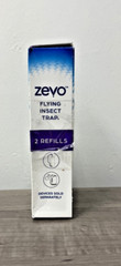 Zevo Indoor Home Flying Insect Trap With 2 Refill Cartridges Fruit Flies Control