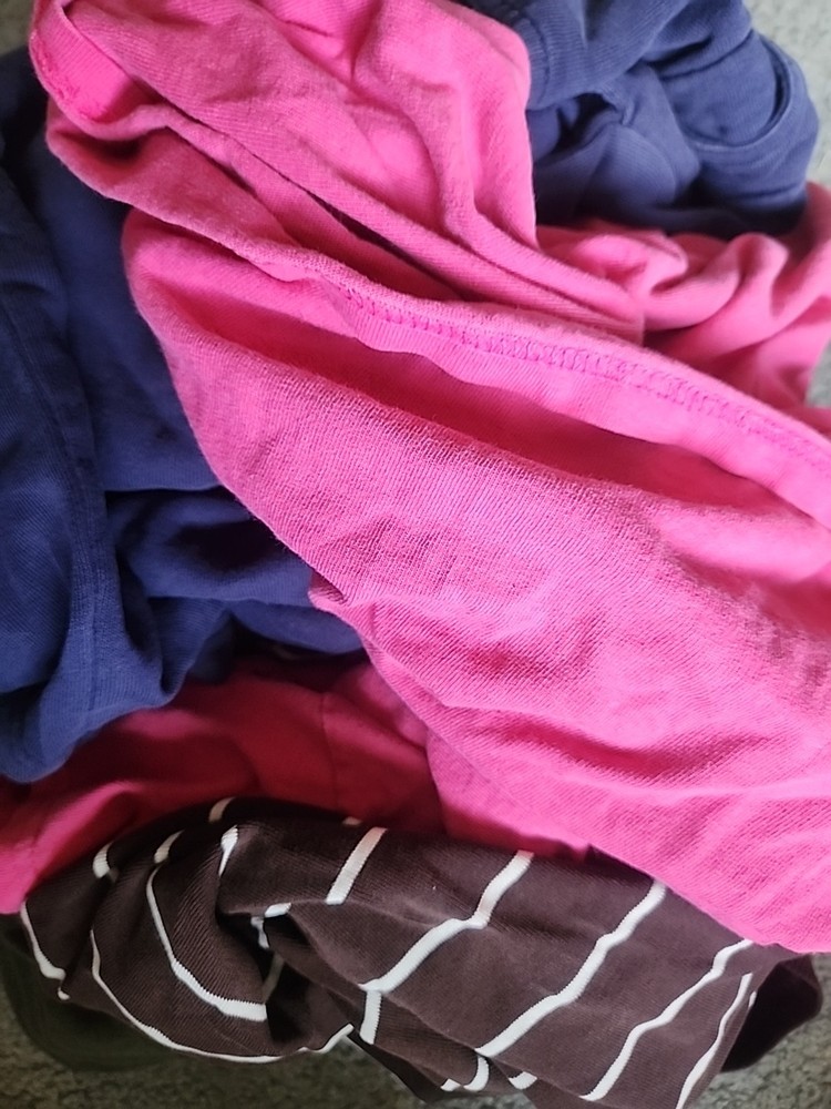 Recycled Color Knit T-Shirt Wiping Rags 10 lbs. Box Multipurpose Cleaning Cloths