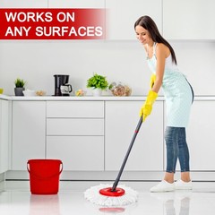 15-Pack Spin Mop Superior Replacement Heads – Compatible with O-Cedar…