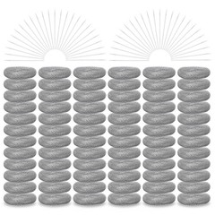 72 Pcs Lint Traps, Stainless Steel Catcher for Washing Machine, Sliver