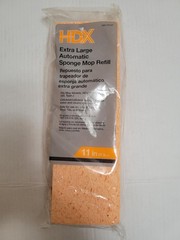 HDX Extra Large Automatic Sponge Mop Refill 11 in Cellulose Wet Washable