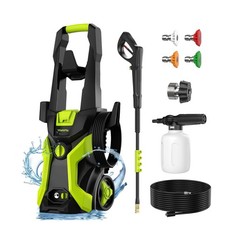 2026 Upgraded Pressure Washer, Portable Power Washer, 4 Quick-Connect Nozzles…