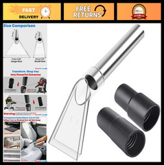 Upholstery & Carpet Cleaning Extractor Attachment – Auto Detailing Vacuum Wand T