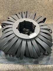 60″ LD Solid Black Ring 21-B60-02-KP Low Density Bun Heavy Duty fits Macneil