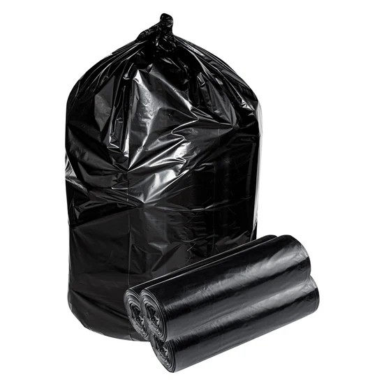 55-60 Gallon 38×58 2 MIL Black Trash Bags Heavy Duty Commercial 100 Count