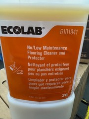 Ecolab 2.5 Gallon No/Low Maintenance Flooring Cleaner and Protector 6101941