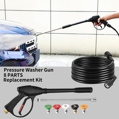 FENG PAI Pressure Washer Gun with 15in Extension Wand & 25FT Hose, 5 Nozzle T…