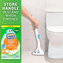 Scrubbing Bubbles Flushable Toilet Bowl Wand Cleaner 20 Count (Pack of 2)