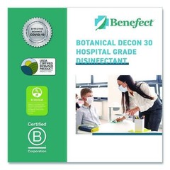 Benefect Botanical Decon 30 Disinfectant Cleaner, Lemon & Thyme Scent, 1 gal