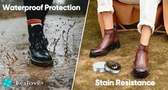 Leather Boot Care Kit – Mink Oil & Saddle Soap for Leather with Applicators &