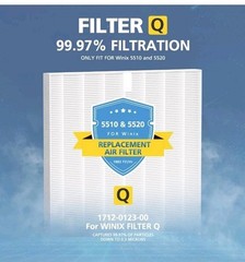 5510 5520 Replacement Filter Q for Winix 5510 5520 Plasmawave Air Purifier, 4 Pk