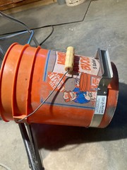 TILT-a-BUCKET Aluminum Handle for Bottom of 5 Gallon Buckets, Transferable,