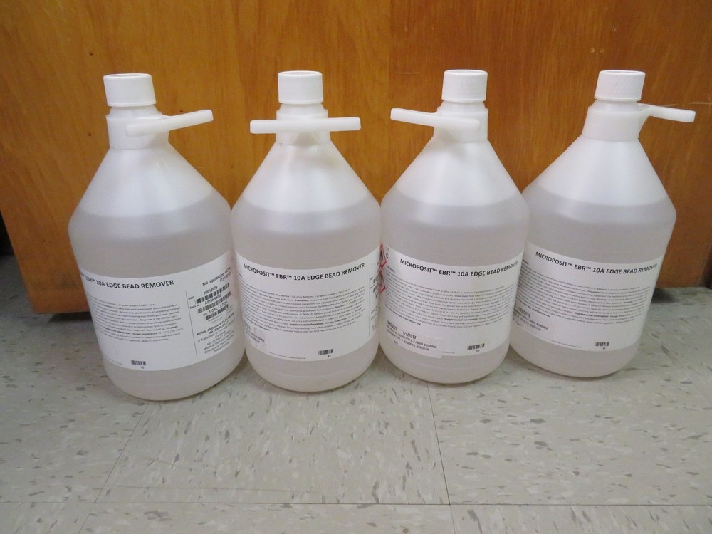 NEW DOW MICROPOSIT EBR 10A EDGE BEAD REMOVER 1 GALLON “LOT OF 4 GALLONS”