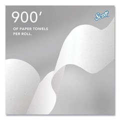 Scott 43961 7.5″ x 900′ 1-Ply Paper Towel Rolls – Green Core/White (6/CT) New