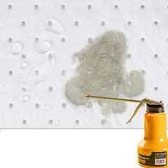 Spill Absorbent Pads 15″ x 20″ Heavyweight Oil Absorbing Mats,White Absorbing