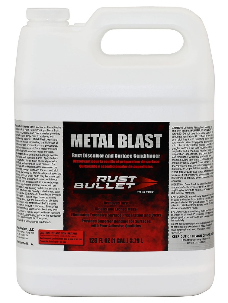 1 Gallon Rust Remover Metal Prep Cleaner & Conditioner for Superior Adhesion